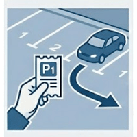 Geordnete Parkplatzzuweisung