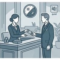 Diskrete Gästebetreuung