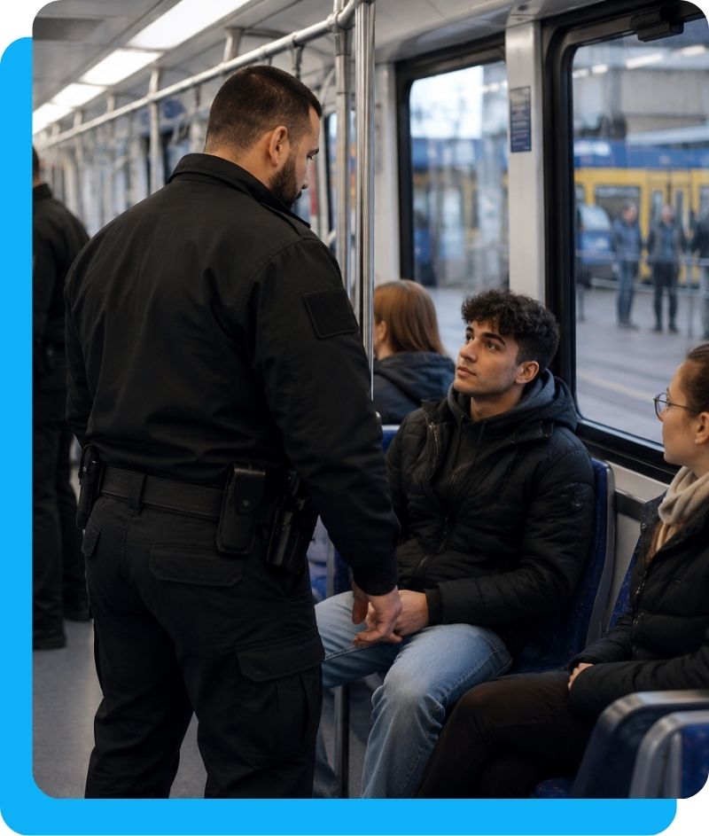 Private Security-Kräfte im ÖPNV