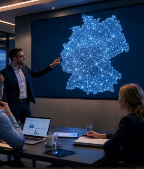 Regional, landesweit und bundesweit